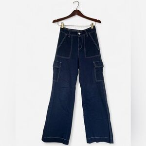 Forever 21 Wide Leg Cargo Pants